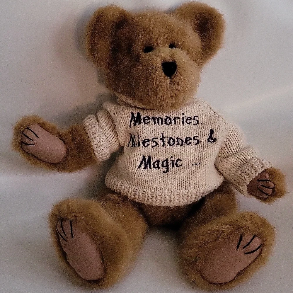 Jointed Plush Stuffed Animal Brown Teddy Bear The Boyds Collection, Ltd.